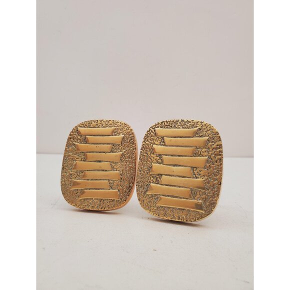 Pair of 2 Vintage Gold solid brass Hook Or Curtain Tie Back Wall Mounted Hook - Picture 1 of 10